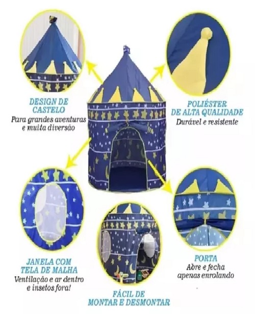 Miniatura 2 de CARPA INFANTIL PARA NIÑOS AZUL